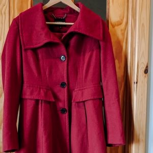 Red Pea Coat
